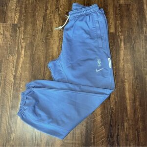 (Sold)NIKE NBA New York Knicks DRI-FIT SWEATPANTS TEAM ISSUE BLUE- mens XL